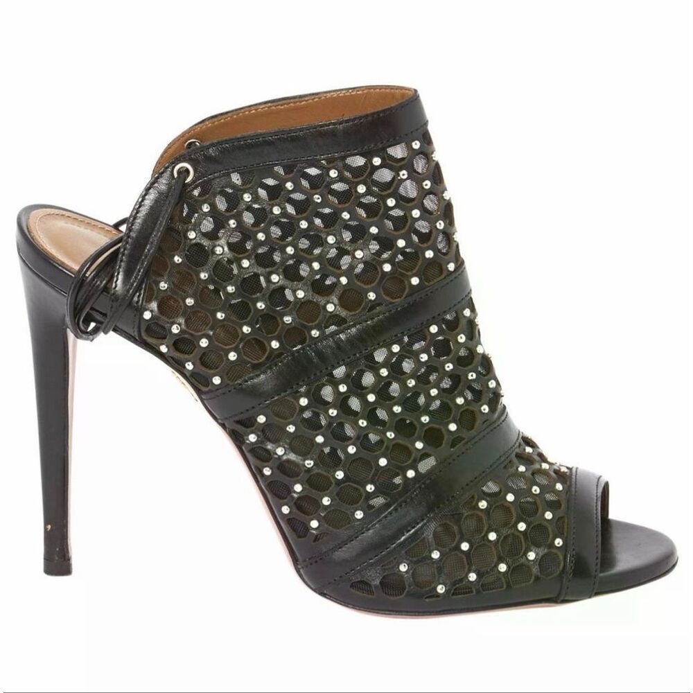 Aquazzura Blondie Studded Sandals size 37.5